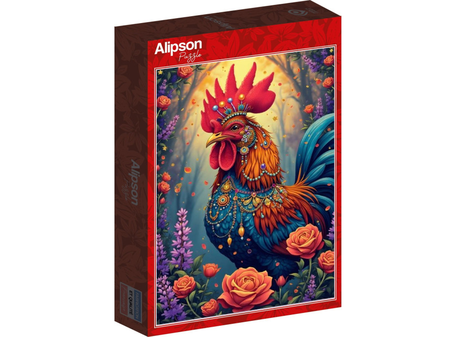 ALIPSON Puzzle Tajná kohoutí zahrada 1000 dílků