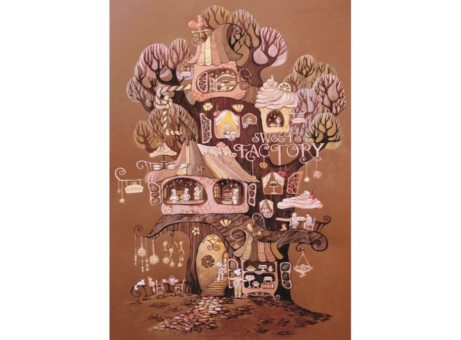 MAGNOLIA Puzzle Továrna na sladkosti 1000 dílků