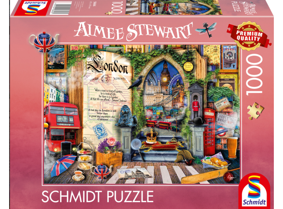 SCHMIDT Puzzle Vzpomínky na Londýn 1000 dílků