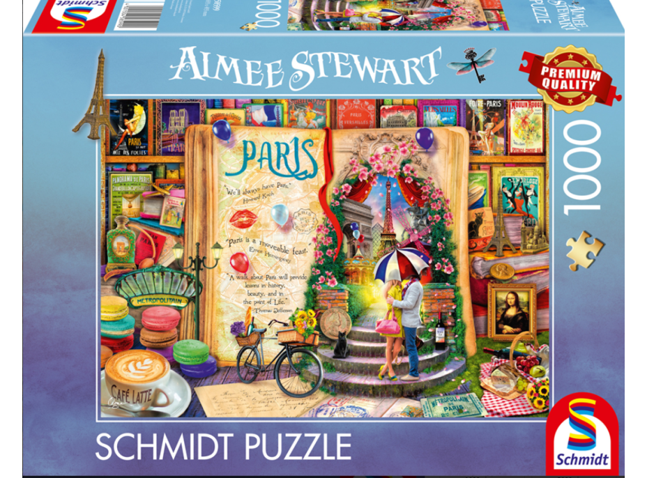 SCHMIDT Puzzle Vzpomínky na Paříž 1000 dílků