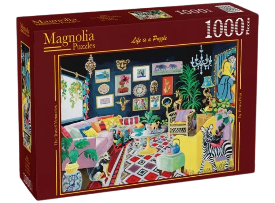 MAGNOLIA Puzzle Vzpomínky z cest 1000 dílků