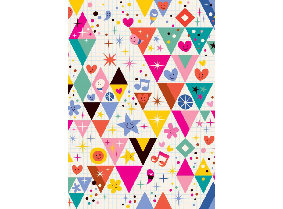 YAZZ Puzzle Zábavné trojúhelníky 1000 dílků