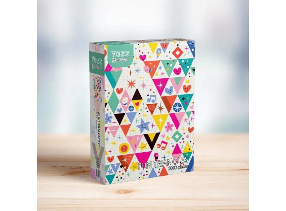 YAZZ Puzzle Zábavné trojúhelníky 1000 dílků