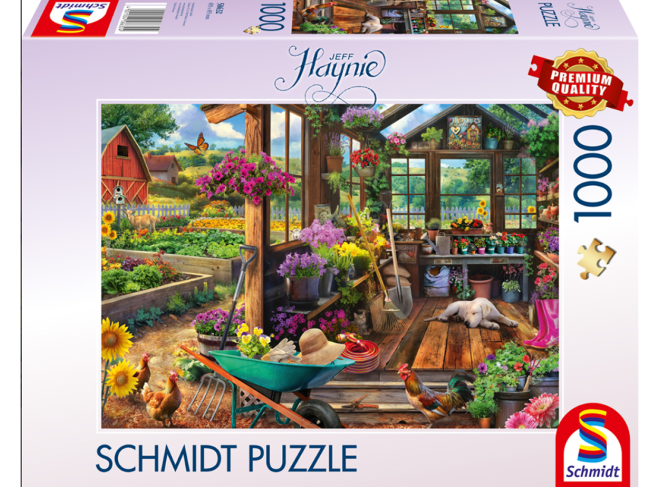 SCHMIDT Puzzle Zahradní domek 1000 dílků