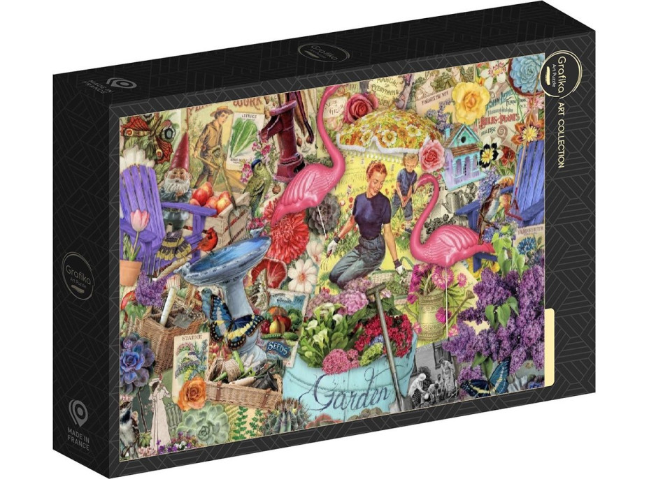 GRAFIKA Puzzle Zahradní koláž 1000 dílků