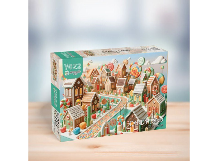 YAZZ Puzzle Země sladkostí 1000 dílků