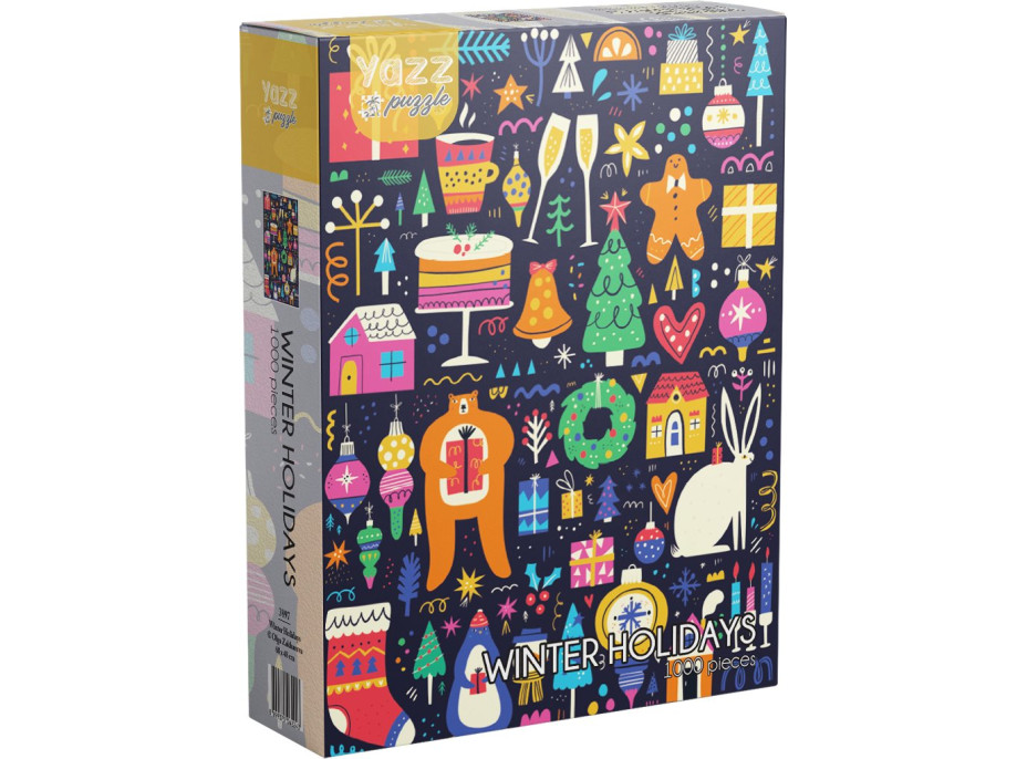 YAZZ Puzzle Zimní prázdniny 1000 dílků