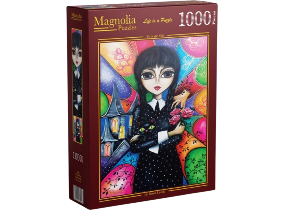 MAGNOLIA Puzzle Zvláštní dívka 1000 dílků