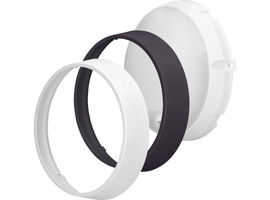 Solight LED venkovní osvětlení se senzorem, 3 CCT, 15/18/20W, 1800lm, 22cm, 2v1 - bílý a černý kryt