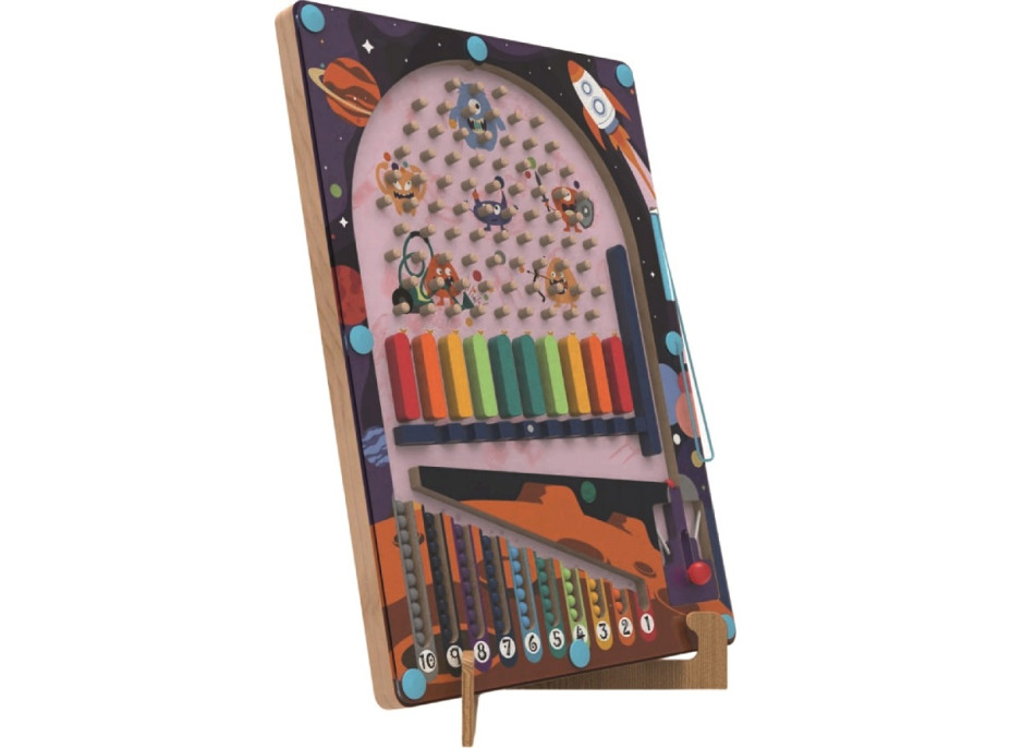 2Kids Toys Magnetický pinball Vesmír 2 v 1
