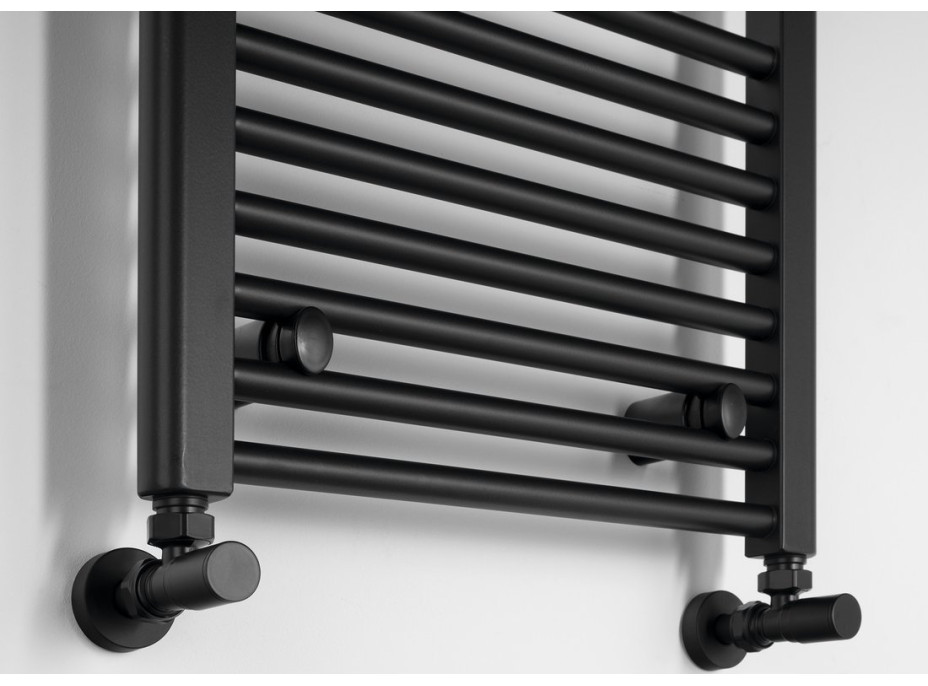 Aqualine DIRECT otopné těleso s bočním připojením 450x1320mm, černá mat ILR34B