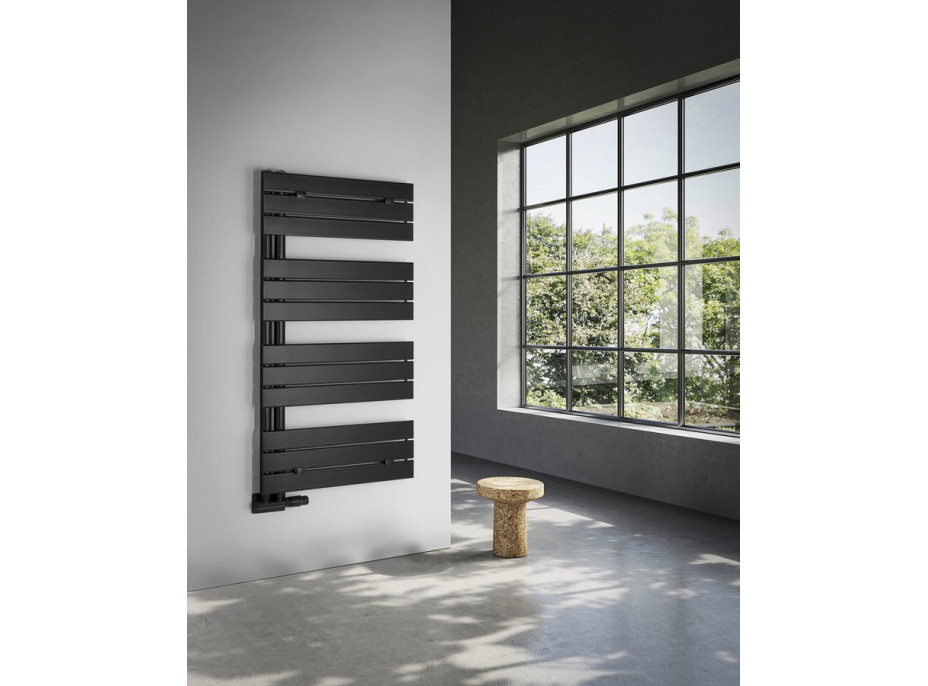 Aqualine MYTHOS otopné těleso 500x1130mm, černá mat LLM511B