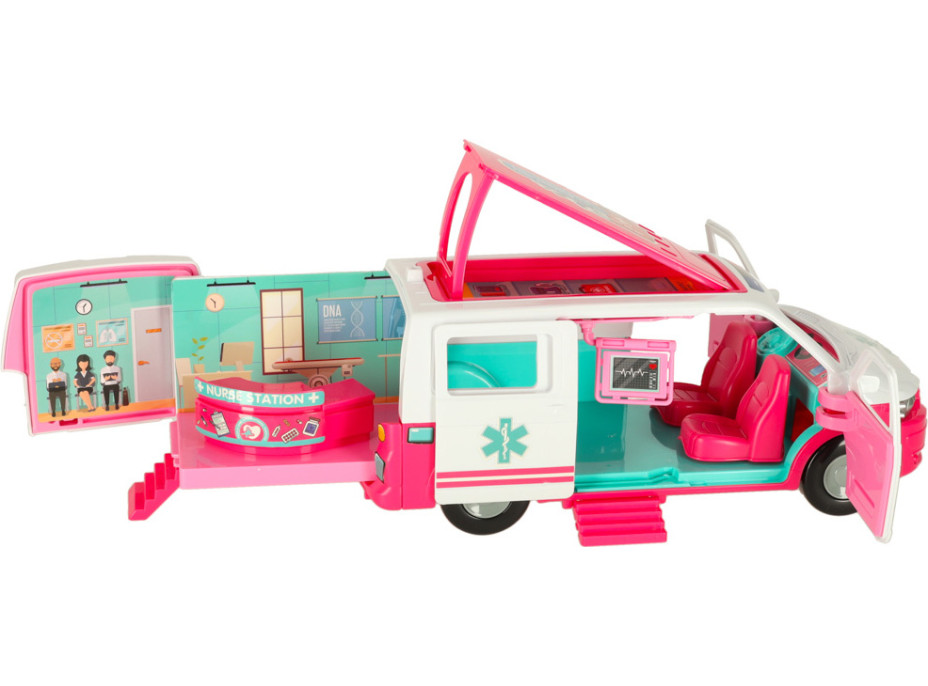 Ambulance mobilní nemocnice pro panenky s příslušenstvím