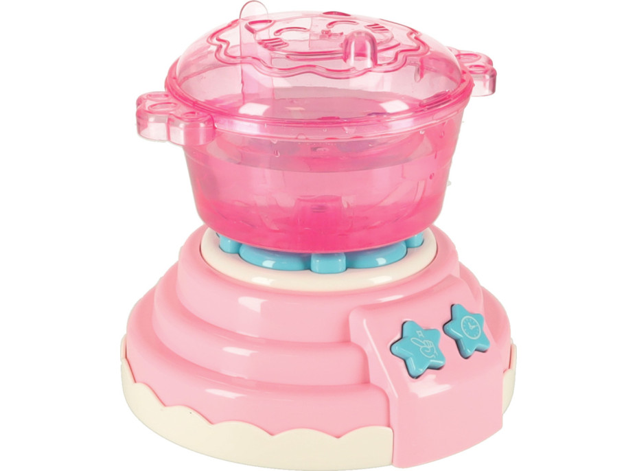 3D krystalové lepicí gelové šablony Magic Kitchen - sada 62 kusů - růžová