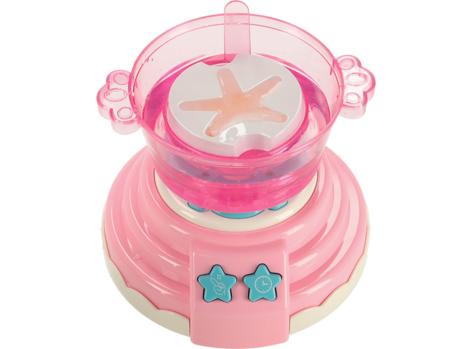 3D krystalové lepicí gelové šablony Magic Kitchen - sada 62 kusů - růžová