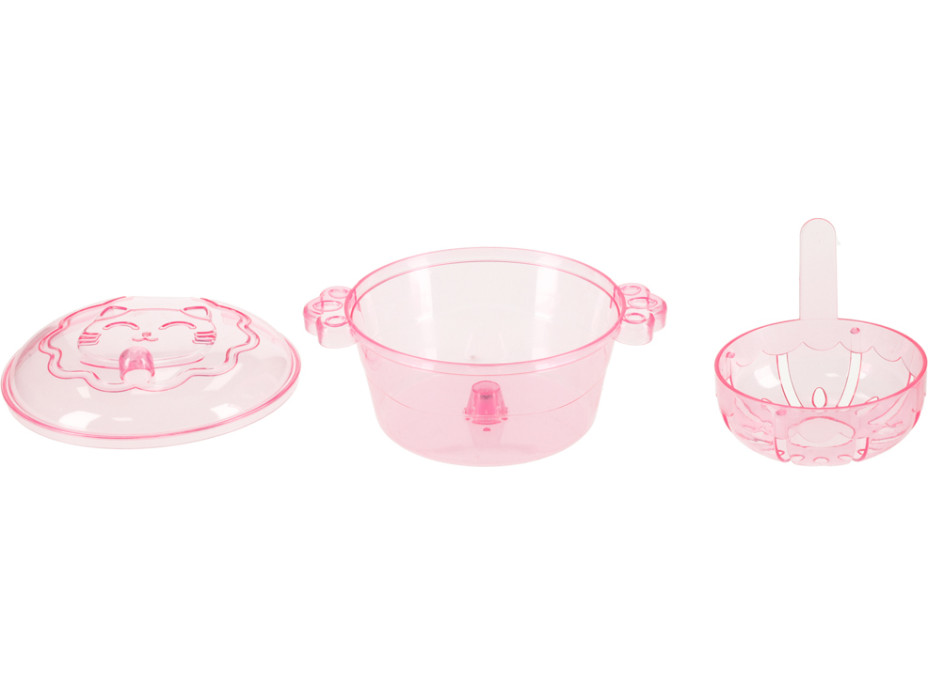 3D krystalové lepicí gelové šablony Magic Kitchen - sada 62 kusů - růžová