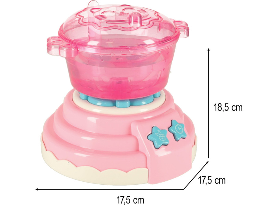 3D krystalové lepicí gelové šablony Magic Kitchen - sada 62 kusů - růžová