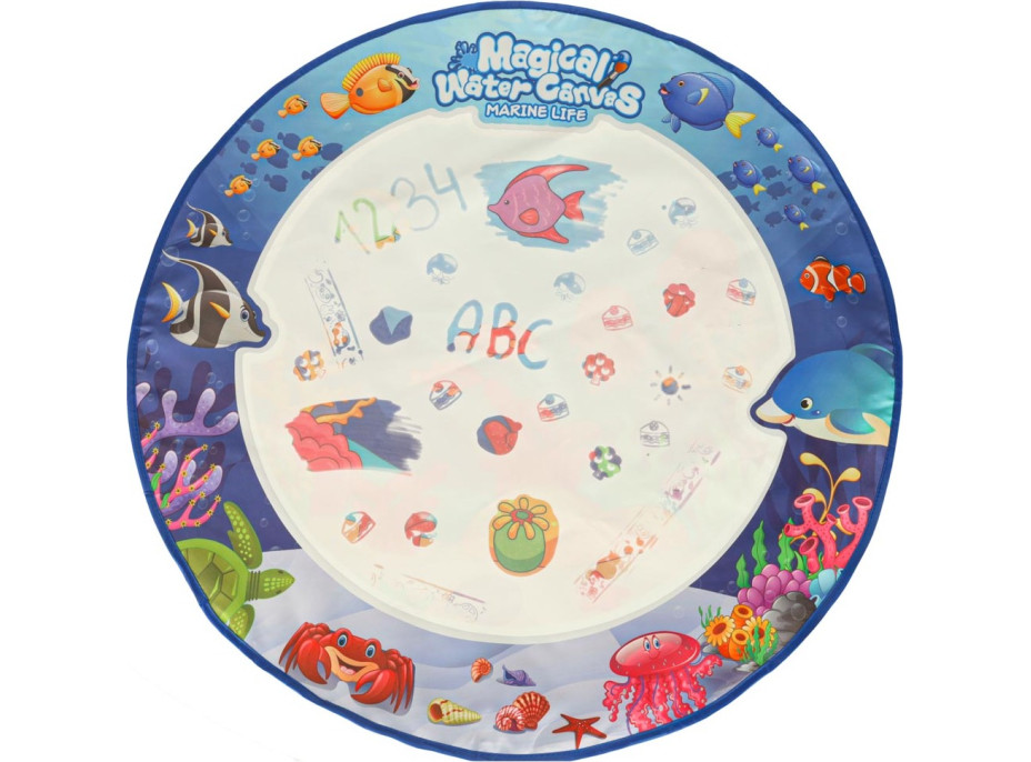 Podložka pro malování vodou 80 cm - Vodní svět