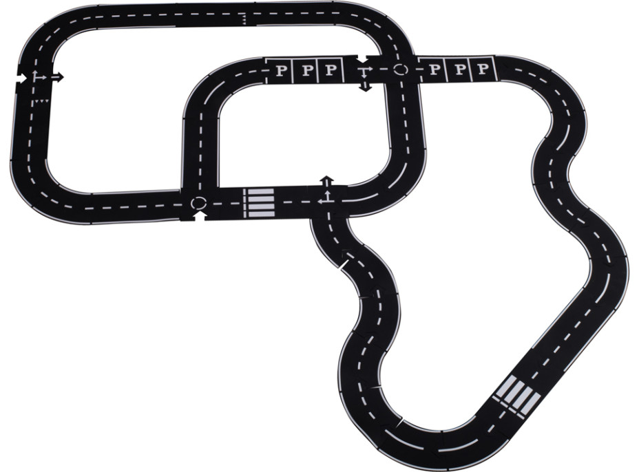 Kreativní puzzle 2v1 silnice - 40 prvků