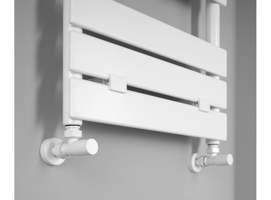 Aqualine C-START připojovací sada ventilů ruční rohová, bílá SC237W