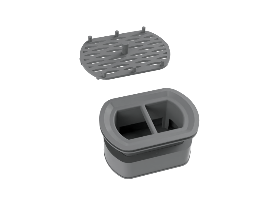 Sifon do sprchového žlabu MEXEN PRO se sítkem na nečistoty