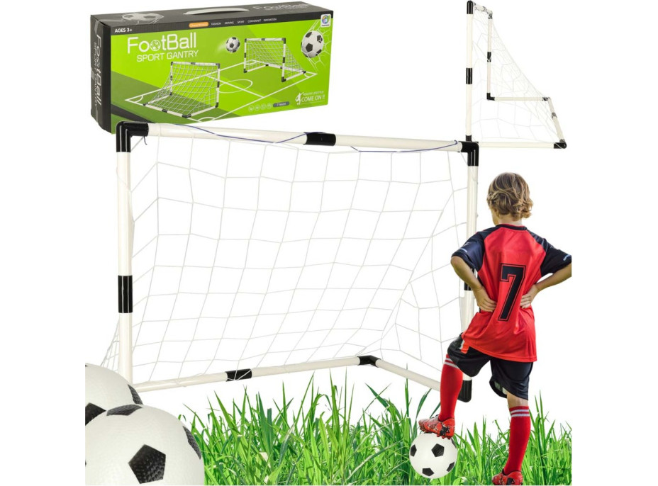 Dětská tréninková fotbalová branka 2ks 95x48x70 cm