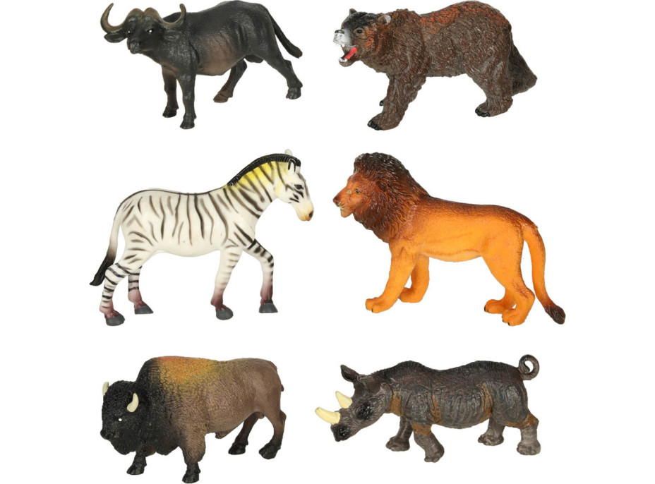 Figurky zvířata v zoo- sada 31 prvků