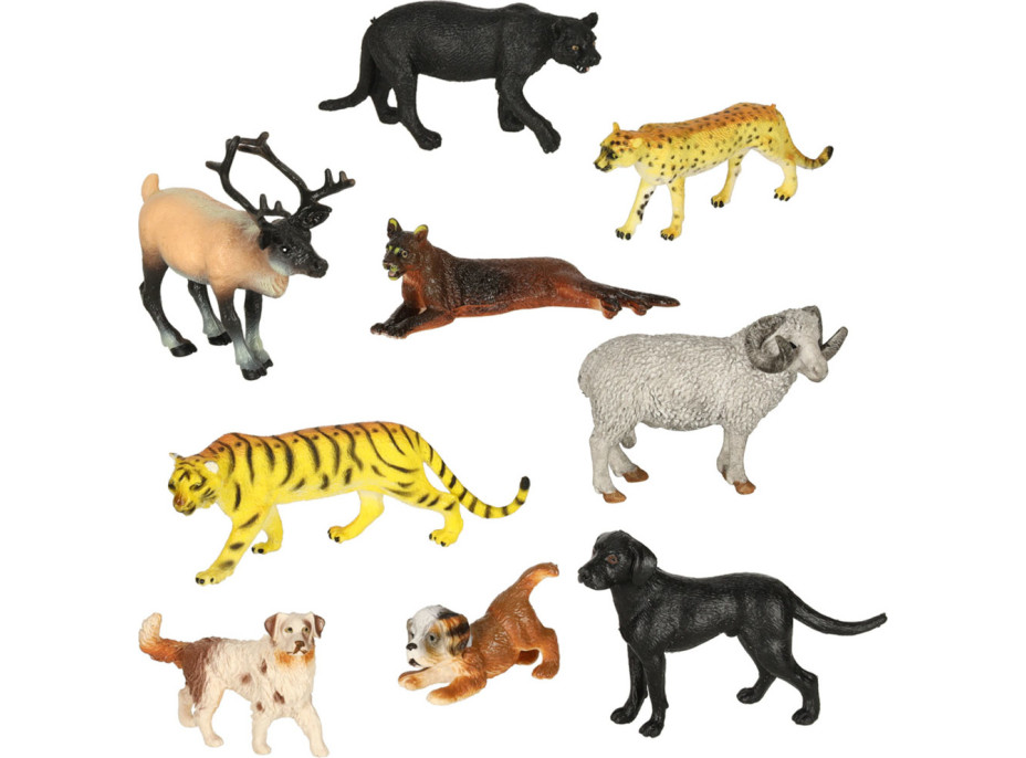 Figurky zvířata v zoo- sada 31 prvků