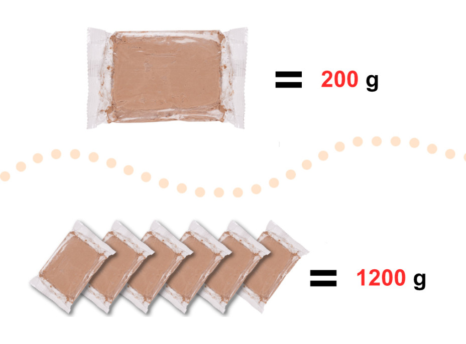 Hliněná hmota pro hrnčířský kruh 1200g