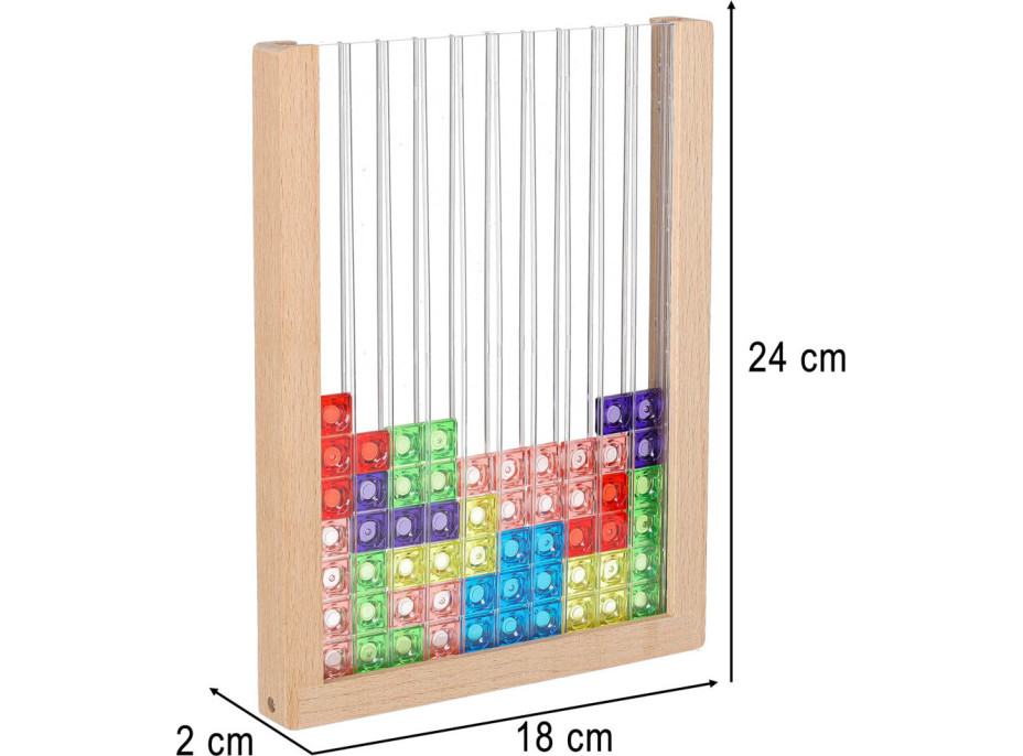 Puzzle Tetris stojící hra