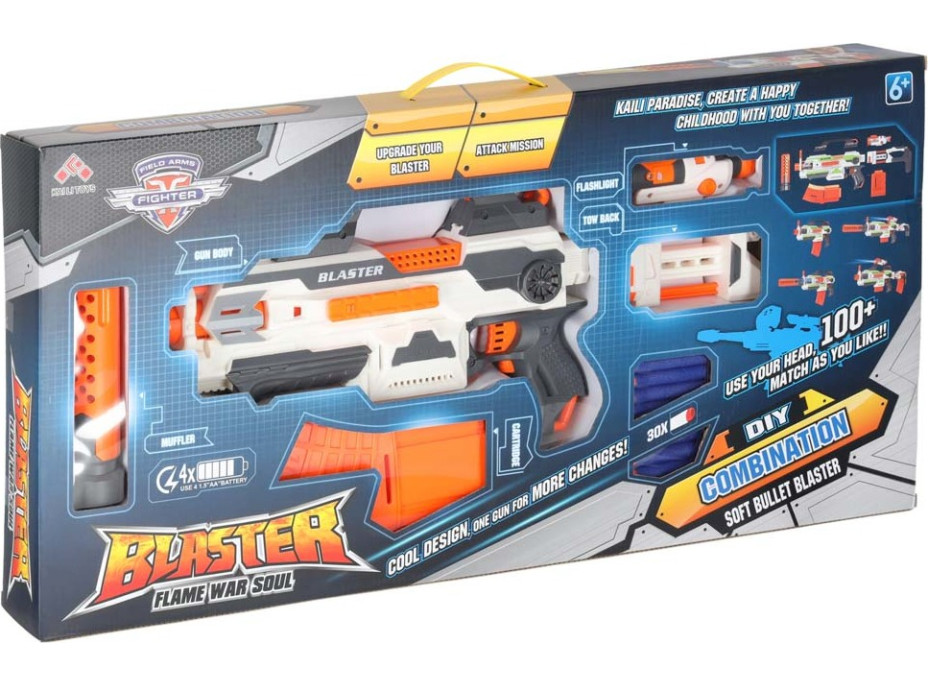 BLASTER MODULAR Puška 4v1 30 střel