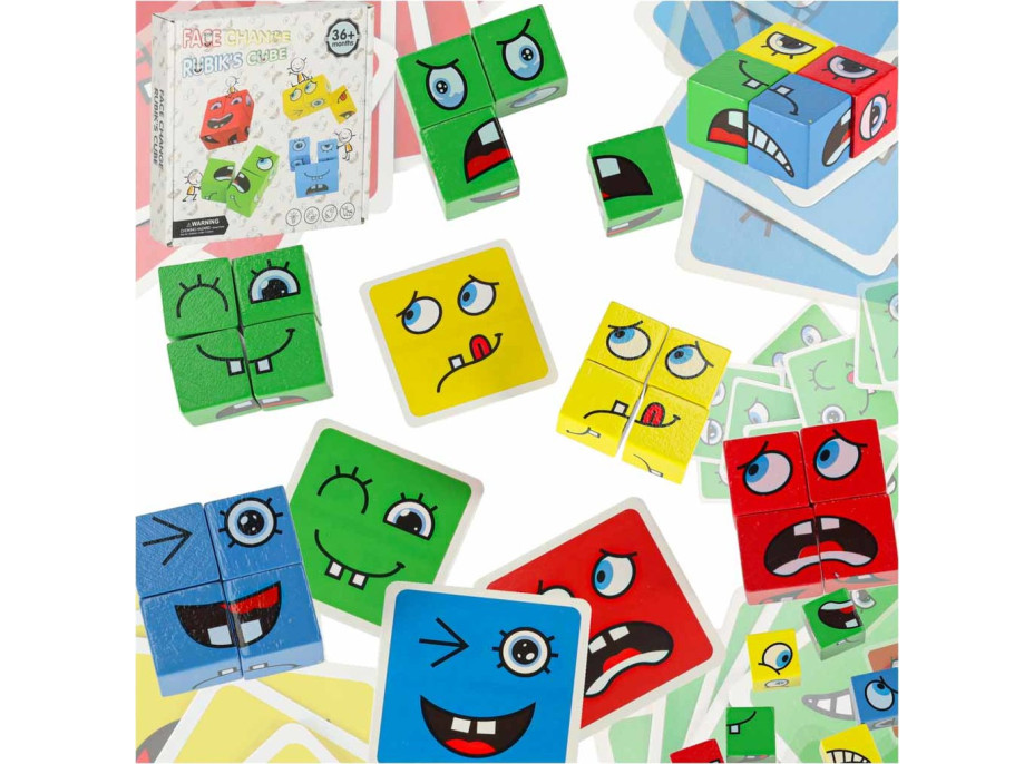 Montessori kreativní bloky - Emoce