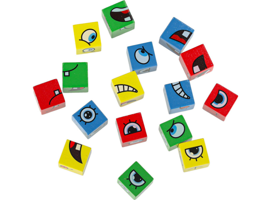Montessori kreativní bloky - Emoce