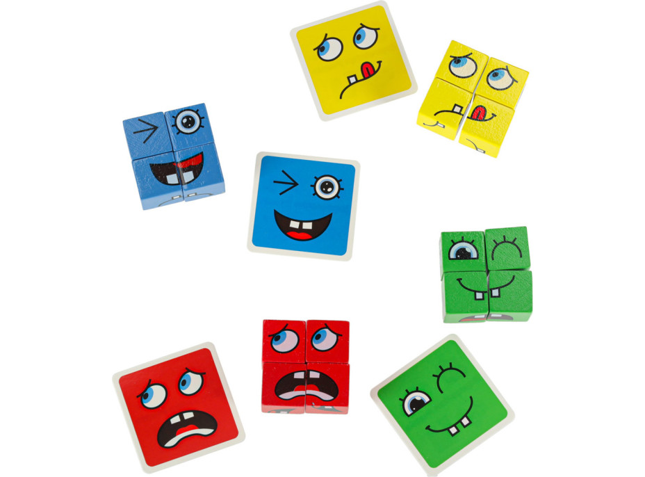 Montessori kreativní bloky - Emoce