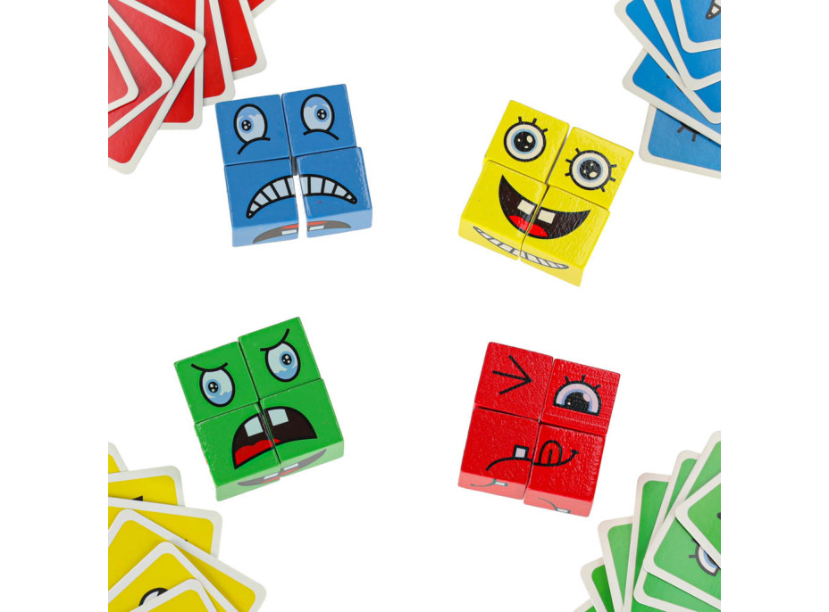Montessori kreativní bloky - Emoce
