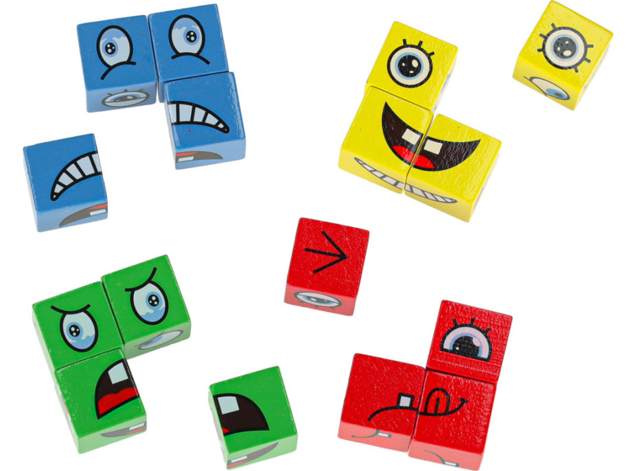 Montessori kreativní bloky - Emoce