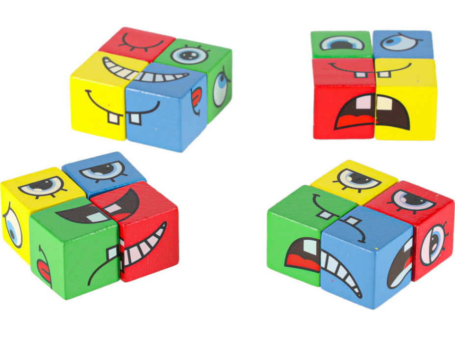 Montessori kreativní bloky - Emoce
