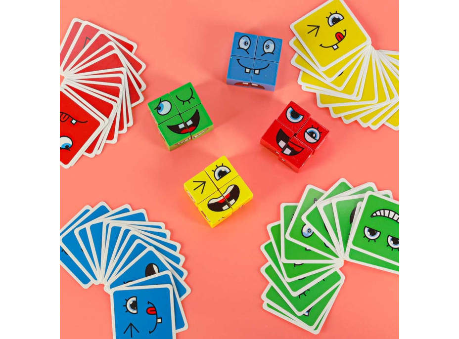 Montessori kreativní bloky - Emoce