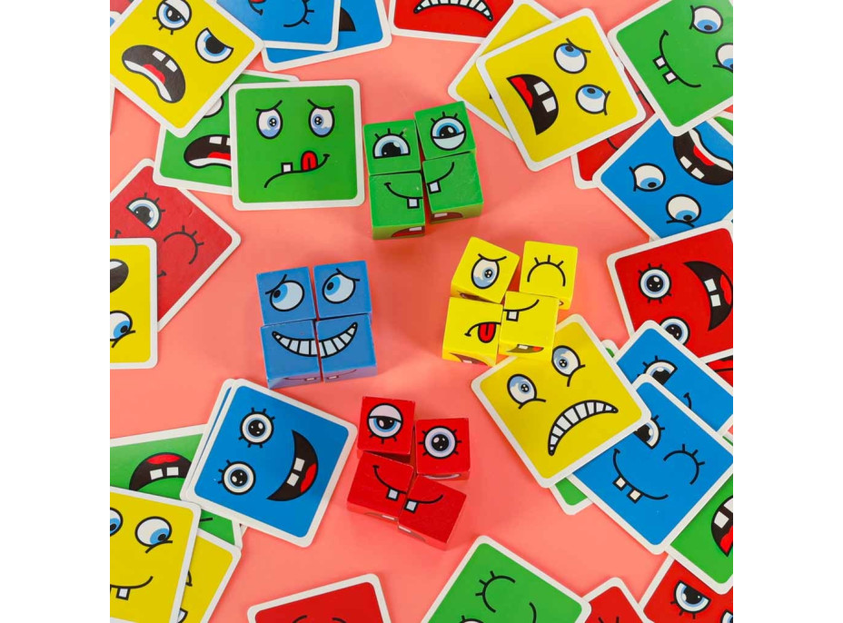 Montessori kreativní bloky - Emoce