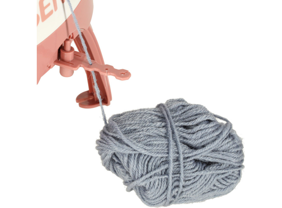 Pletací tkalcovský kruhový stav 48 jehel + 4 klubka příze