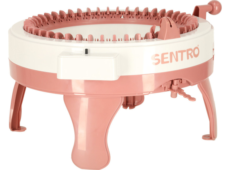 Pletací tkalcovský kruhový stav 48 jehel + 4 klubka příze