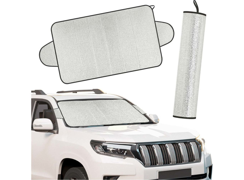 Ochranná podložka proti mrazu na čelní sklo auta