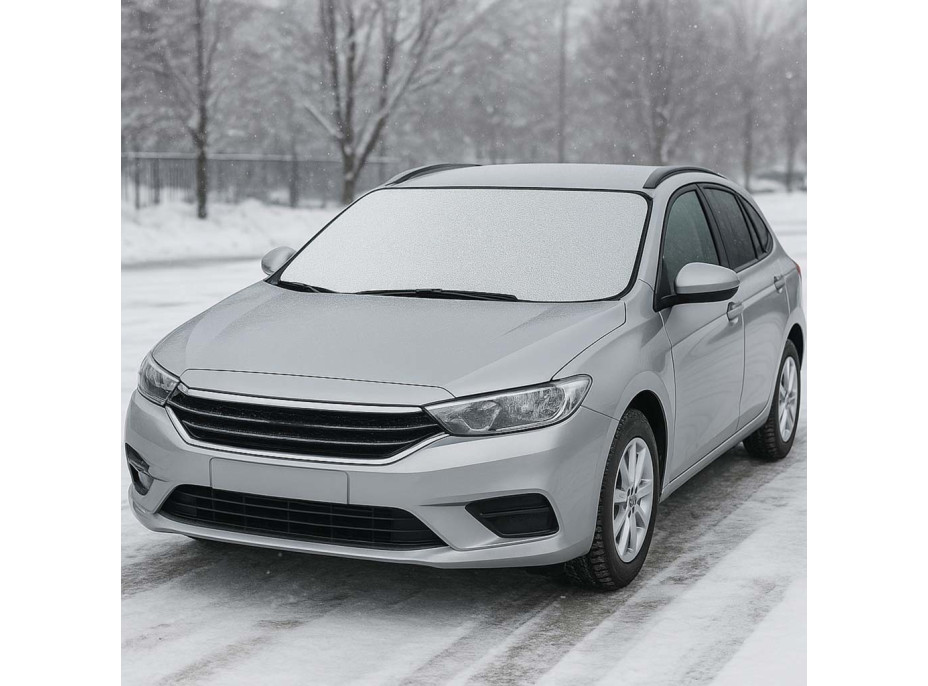 Ochranná podložka proti mrazu na čelní sklo auta