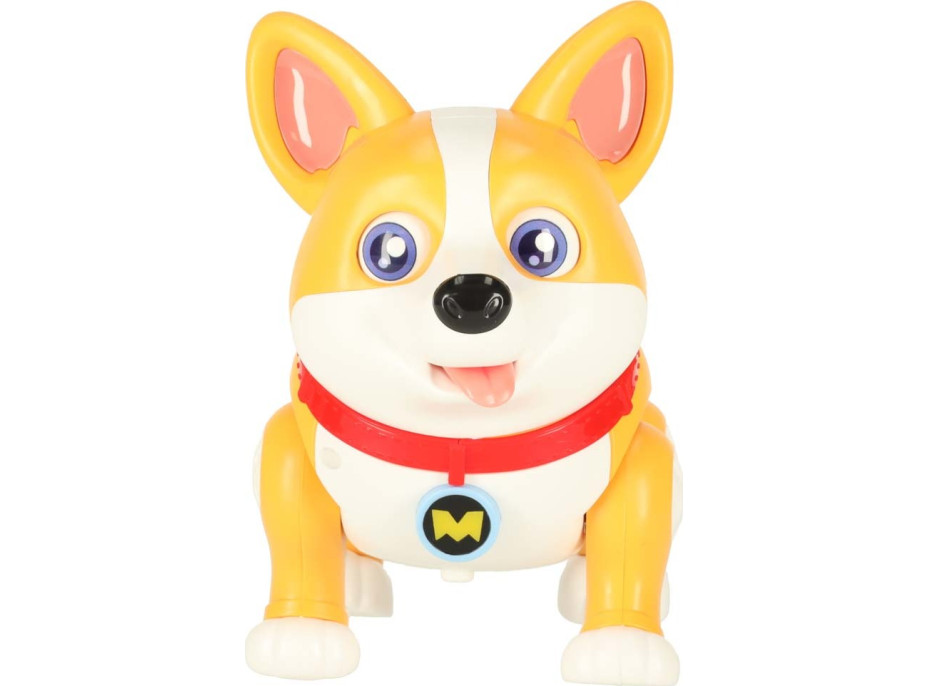 Interaktivní robot pes Corgi se světlem a zvukem
