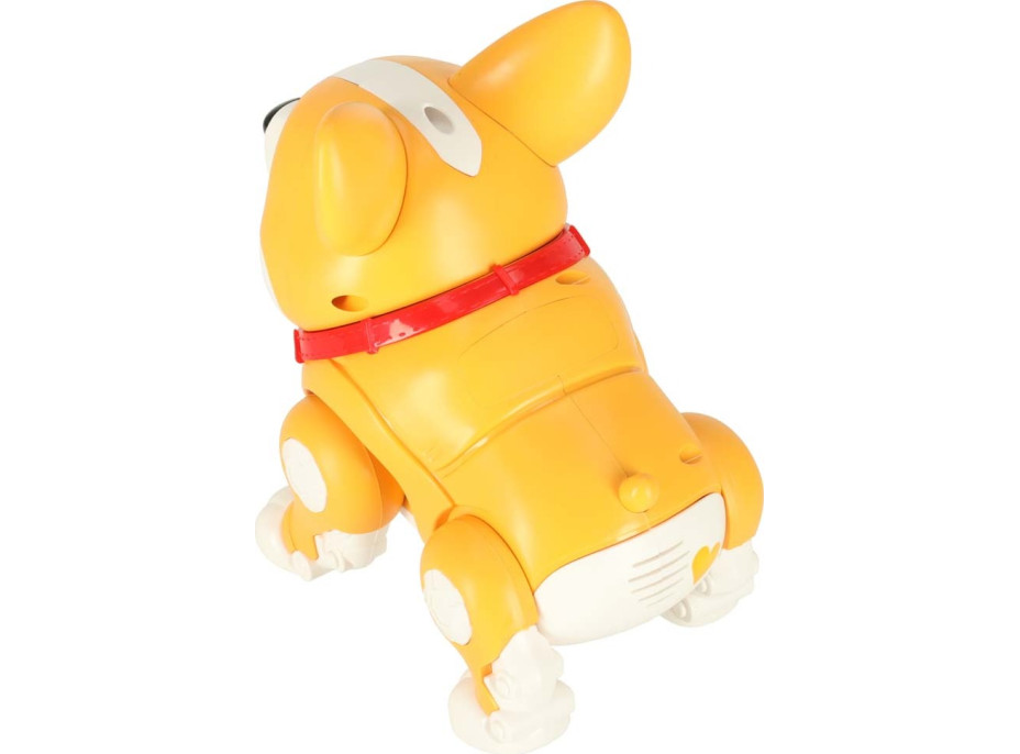Interaktivní robot pes Corgi se světlem a zvukem