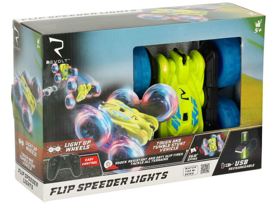 RC auto na dálkové ovládání Revolt Flip Speeder se svítícími koly