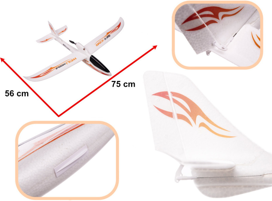 RC Letadlo WLtoys Sky King F959S 2,4GHz