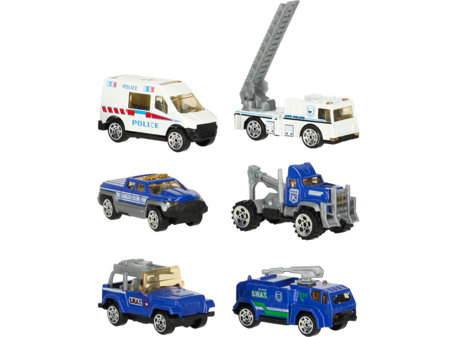 Nákladní auto s autíčky - Policie
