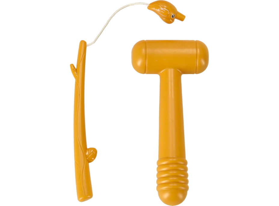 Interaktivní hračka 4v1 pro děti Mrkev - modrá