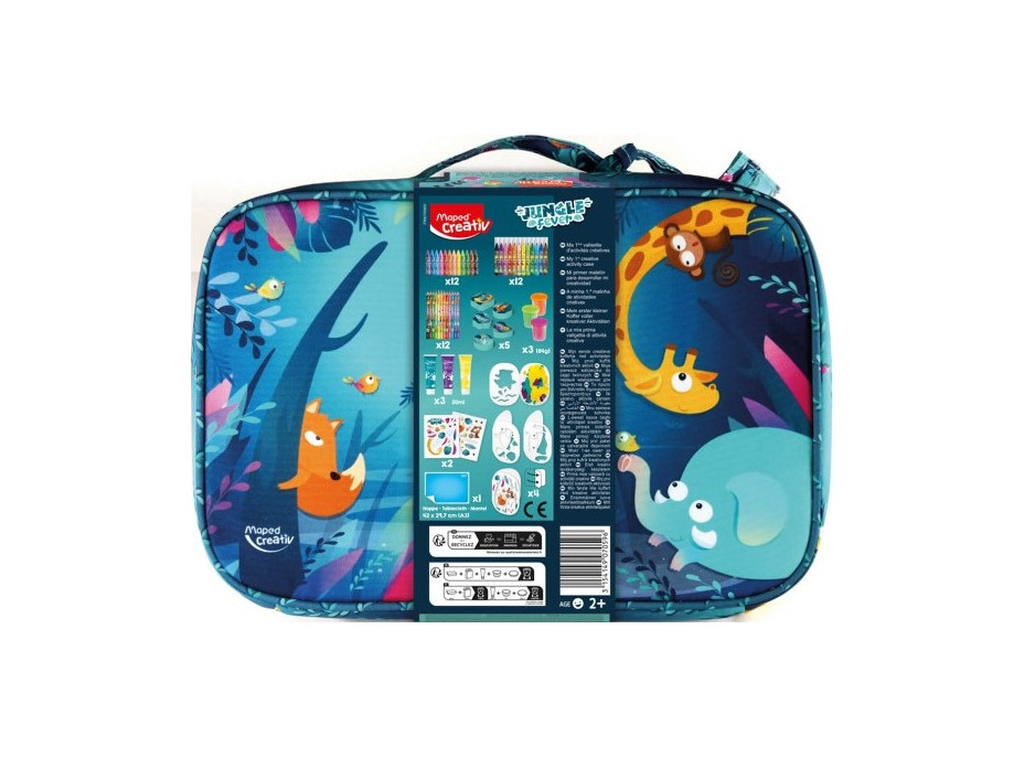 Kufr Jungle Fever s uměleckými doplňky